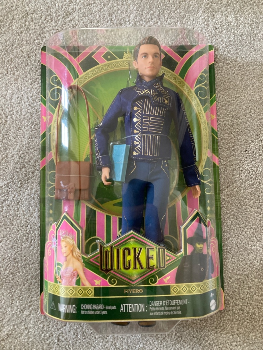 Mattel Wicked Collectible 12” Prince Fiyero Doll with Removable Fashion